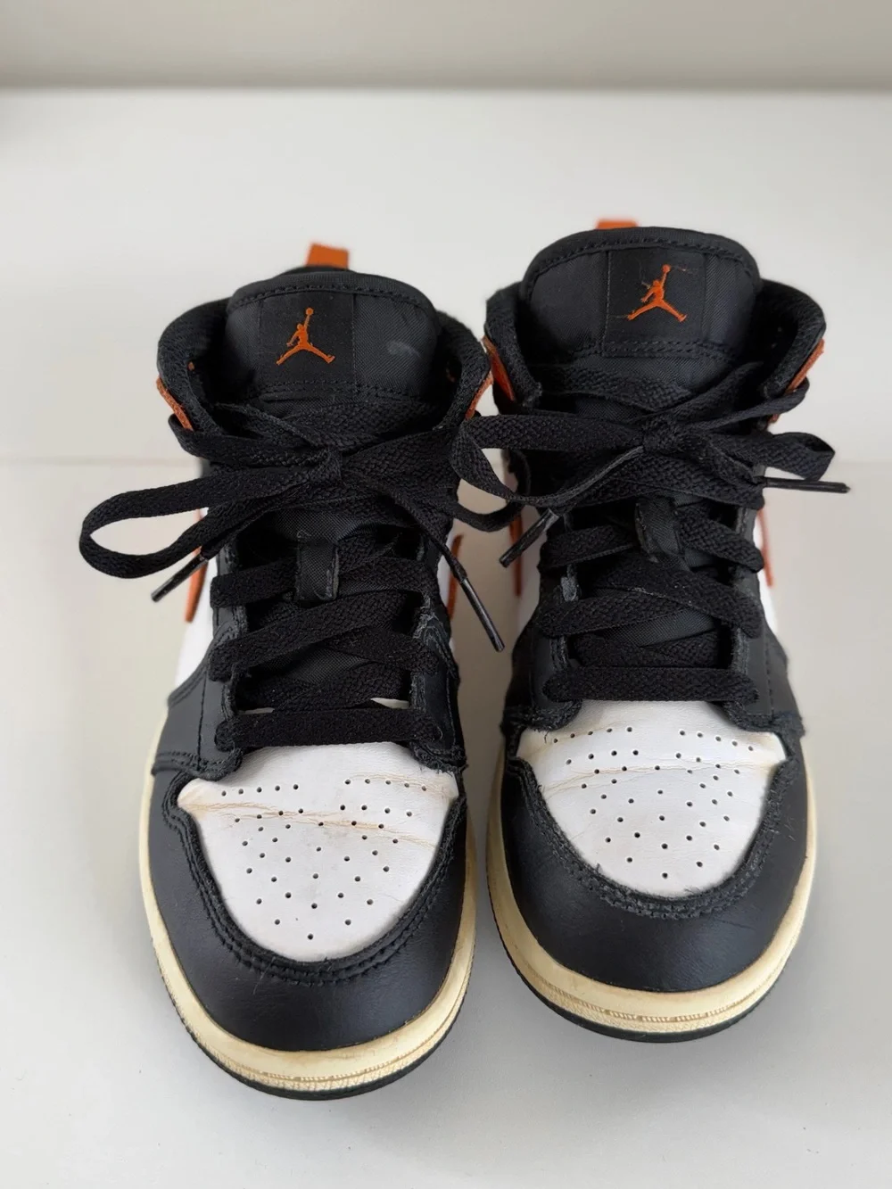 Kids Air Jordan 1 STARFISH/BLACK WHITE SAIL Sneakers